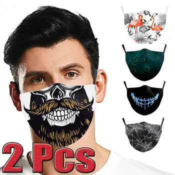 

2 Pcs new Anti-Infection Virus Face Mouth Masks Cover Reusable Protection Dust Breath Unisex Washable Masks Proof Bacteria Mask