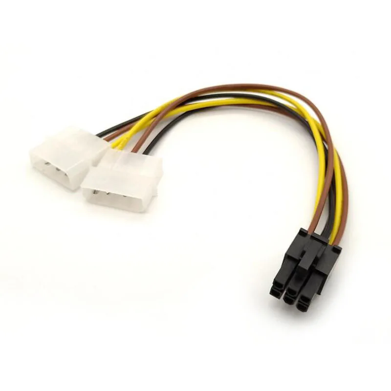 Адаптер для видеокарты ATX IDE Molex Power Dual 4-6-Pin PCI Express PCIE | Электроника
