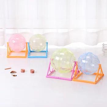 

Hamster toy hamster running ball golden silk bear running ball soft running ball can be spliced into small pet toy ferret