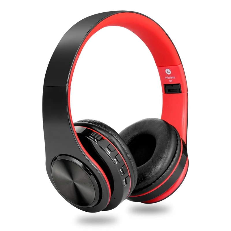 

Dozed over Ear Bluetooth Headphones, Foldable Hifi Deep Bass Wireless Headphones with Microphone and Wired Headset Support SD/TF
