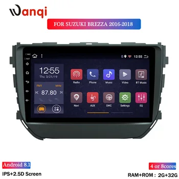 

2G RAM 32G ROM Android 8.1 Car Multimedia GPS Radio Stereo For Maruti Suzuki Vitara Brezza 2016-2018 Navigation