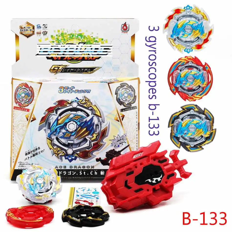 Все стильные Beyblade Burst Bey Blade Blades Bayblade оригинальные игрушки с высоким борющимся верхом из металла Fusion God Spinning B-144 Новинка - Цвет: B133