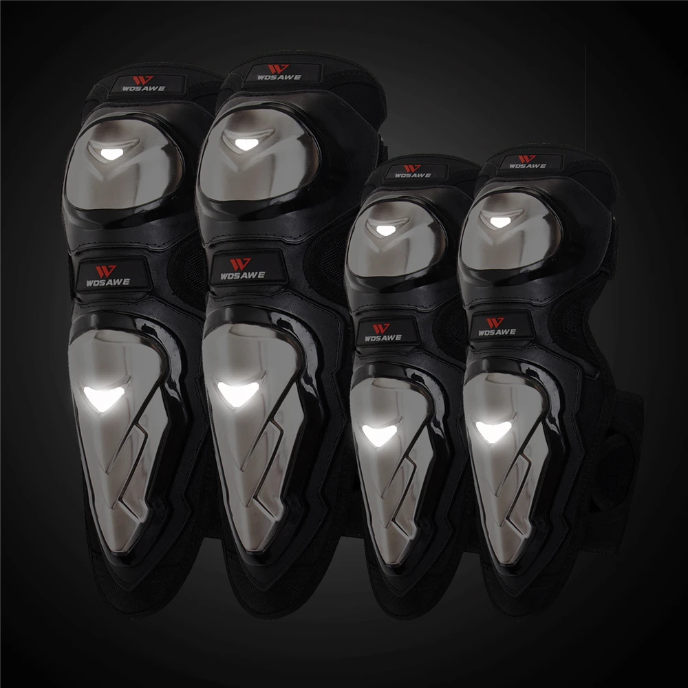 4 шт. Защитные Налокотники из нержавеющей стали|Налокотники и наколенники| |