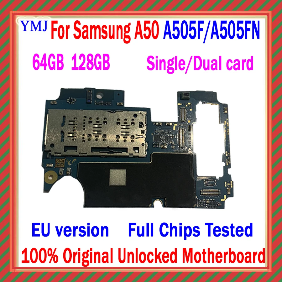 64 Гб 128 ГБ для Samsung Galaxy A50 A505F/FN 1Sim/2Sim оригинальная разблокированная системная