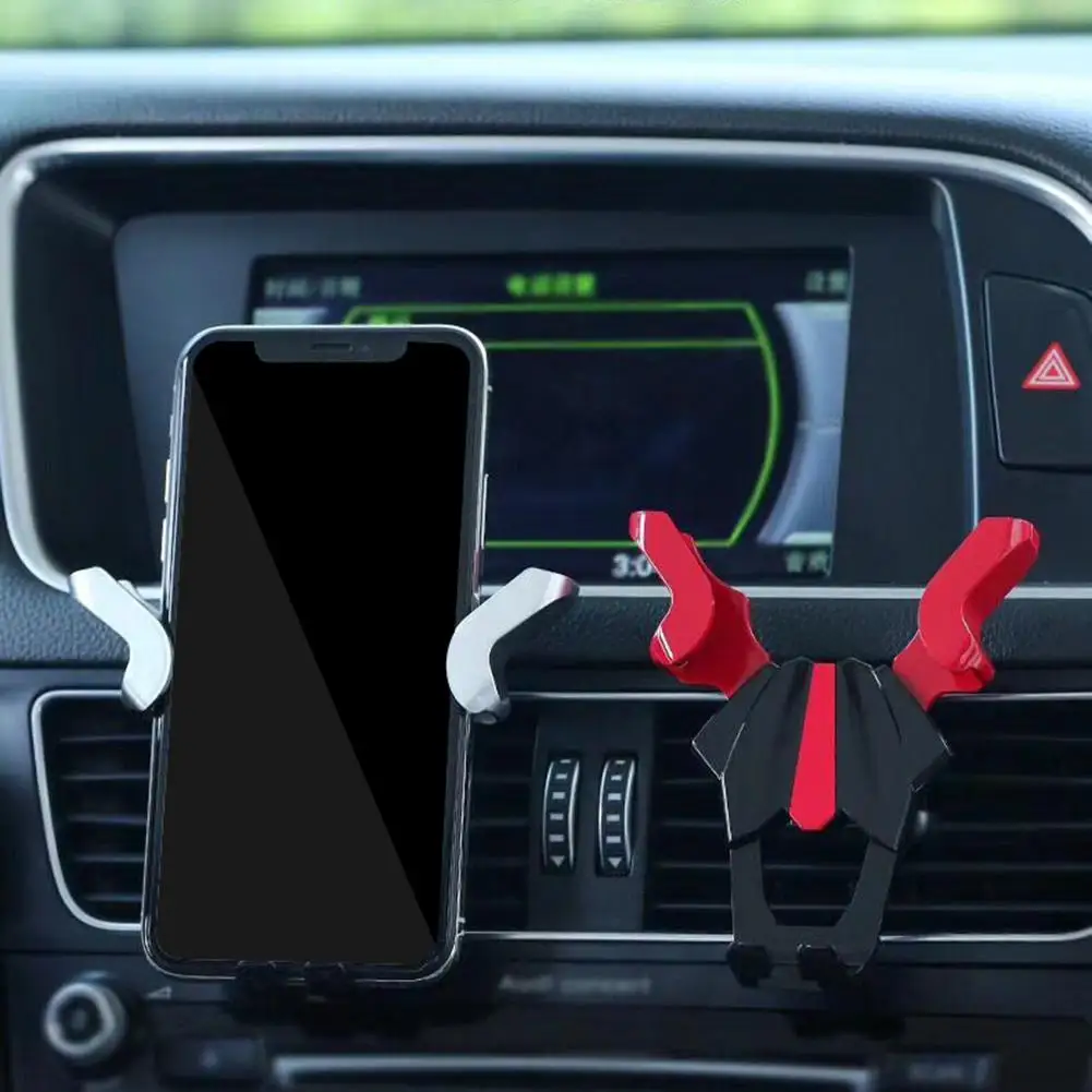 Гравитационный самоблокирующийся автомобильный держатель на выходе для мобильного телефона, gps держатель, подставка, вращающиеся на 360 градусов аксессуары маска камера