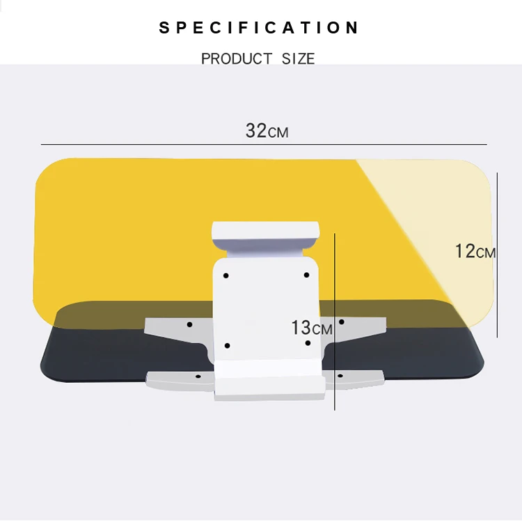 E-FOUR, автомобильный солнцезащитный козырек, анти-дальний луч, водительские очки, день и ночь, затенение, зеркало, клипса, авто солнцезащитные очки, водительские очки, все автомобили