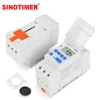 Electronic Weekly 7 Days Programmable Digital Industrial Time Switch Relay Timer Control AC 220V 16A Din Rail Mount 1