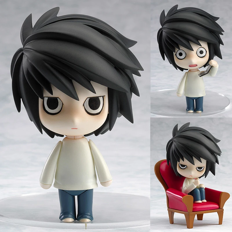 

4 Faces L.LAWLIET Toy Action Figures Japanese Anime Figure Death Note Figure Anime Action Figure Action Toys Action Figure Anime