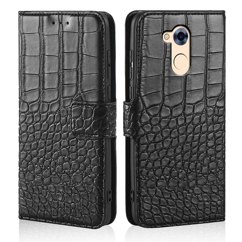 pu case for huawei Sang Trọng Flip Dành Cho Huawei Honor Chơi 6A DLI-TL20 DLI-AL10 Bao Da Cá Sấu Họa Tiết Da Thiết Kế Sách Điện Thoại Coque Capa Với phone case for huawei Cases For Huawei