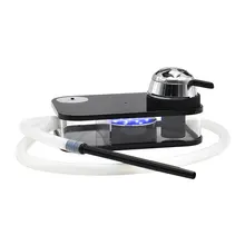 Cachimba arabe acrlico con lampara Led caja portatil контроль качества лампы duradero H