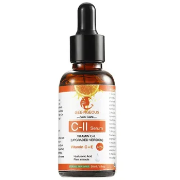 

Vitamin C E Serum Hyaluronic Acid Moisturizing Shrinking Pores Smooth Fine Lines Brighten Skin Tone Face Serum