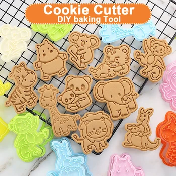 

Cute Animal Fondant Cake Mold Biscuit Cookie Plunger Cutters Sugarcraft Cake Decorating Tools