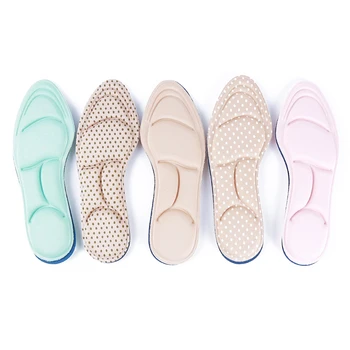 

1Pair Women 5D High Elastic Sponge Can Cut Breathable Sweat Odor Massage Insole Foot Care Tool For Size 35-40