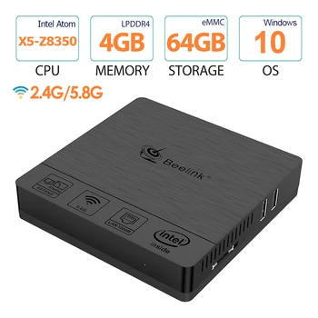 

2020 Newest Beelink BT3 Pro II Mini PC Quad Core 4GB+64GB Dual Frequency 2.4/5.8GHz WiFi BT4.0 Smart TV Box Support Windows 10