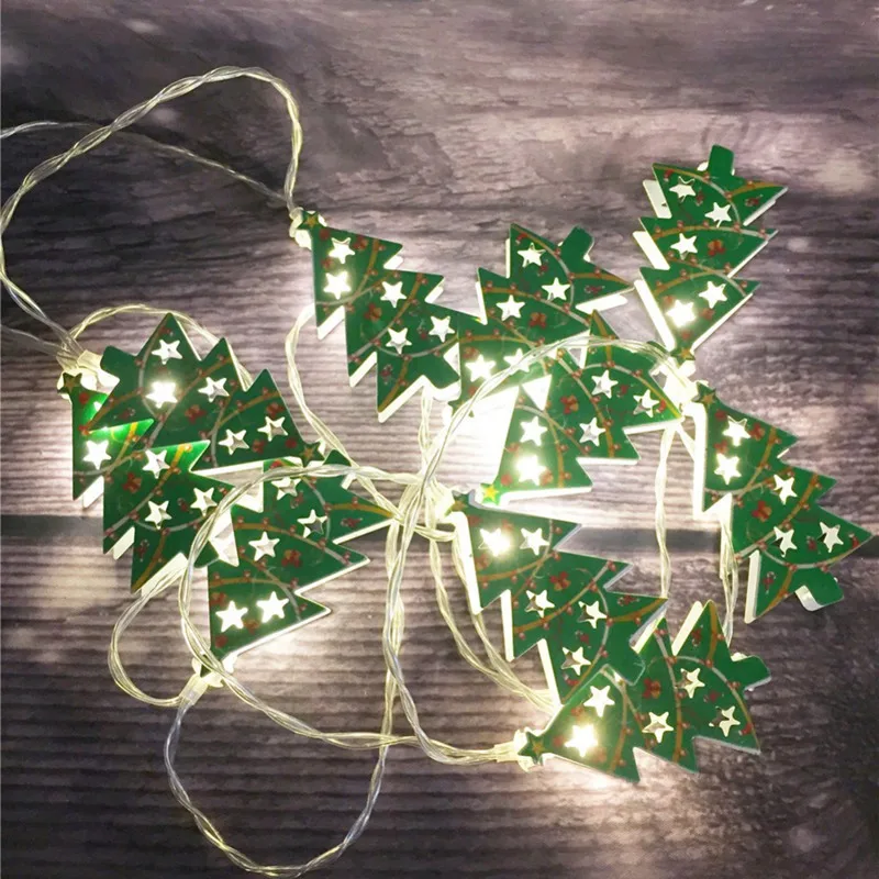 Holiday Light Househoold Decoration Christmas Decoration Light Outdoor Christmas Tree Shape Cute 2m LED String Lights