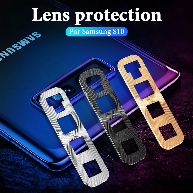 

For Samsung S10 Plus Camera Lens Protector On For Galaxy S10 Plus S 10 S10e Back Lens Protection Ring Mobile Phone Accessories
