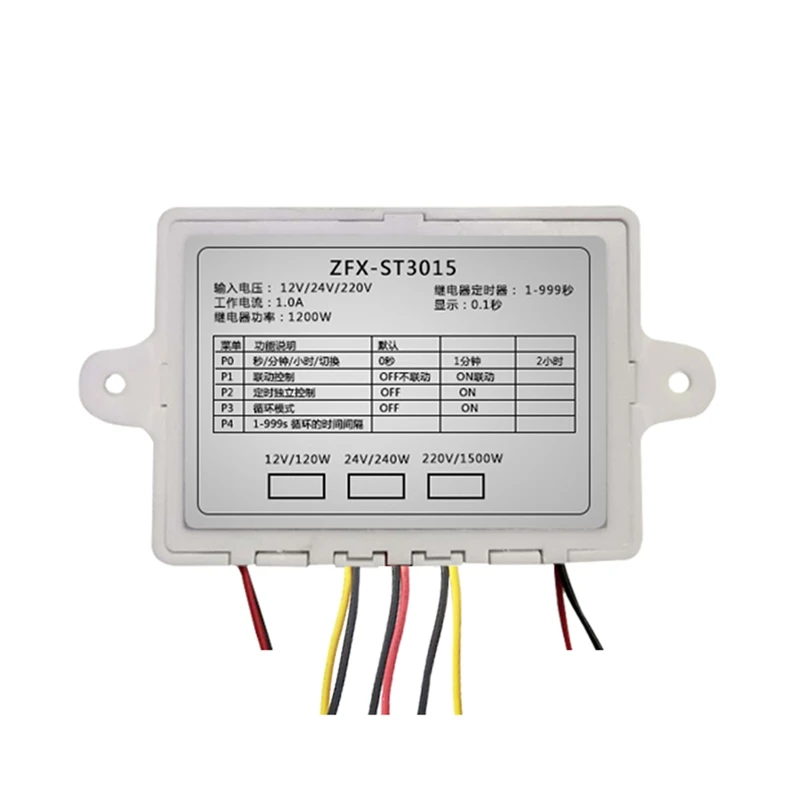 ZFX ST3015 12V 24V 220V светодиодный микрокомпьютер цифровой Дисплей Температура