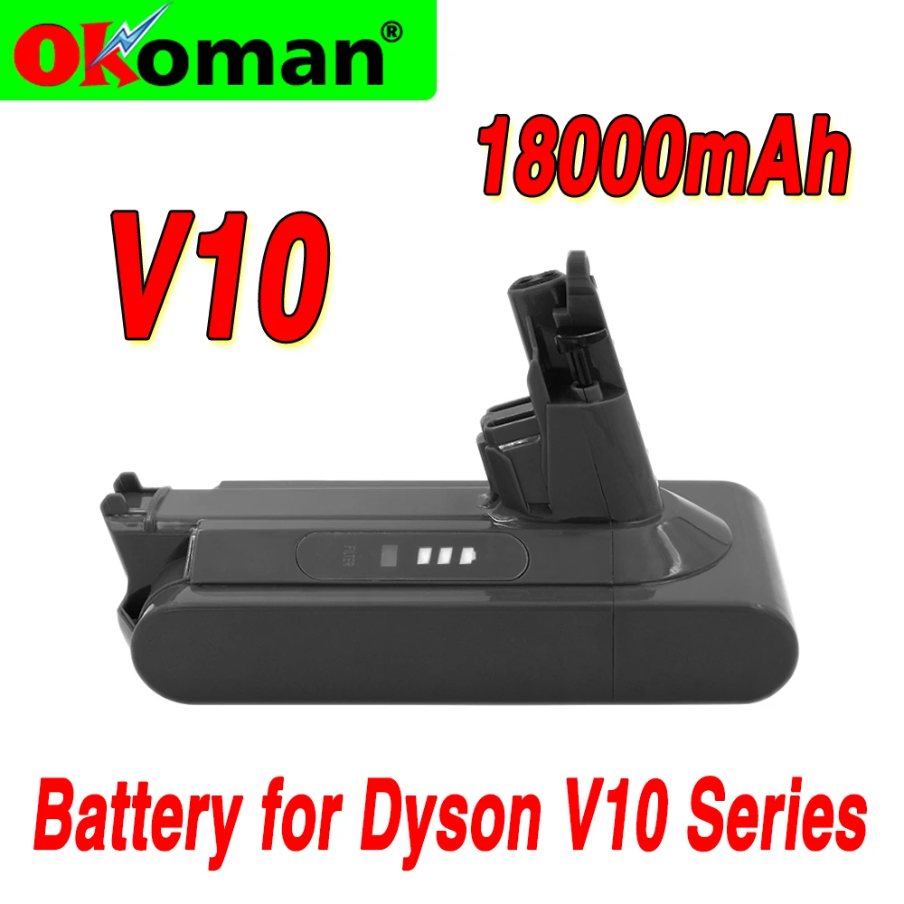 Original V10 Replacement Battery 25.2V 18Ah Lithium Rechargeable