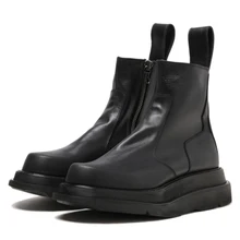 Мужские ботинки в стиле панк; мужские Ботинки martin из натуральной коровьей кожи в стиле ретро; Мужские ботинки в байкерском стиле; размеры 38-44