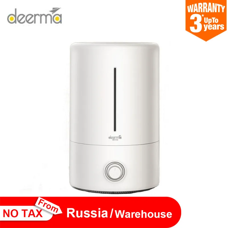 Оригинальный увлажнитель воздуха Deerma 5l бесшумная очистка 35 дБ для помещений с