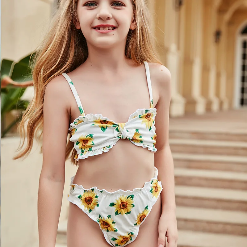 sunflower bandeau bikini