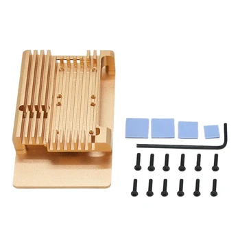 

Protective Case Shell Enclosure Heat Sinks Aluminum Alloy for Raspberry Pi4 B