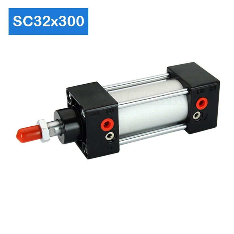 SC32x300 стандартный воздушный цилиндр, диаметр 32 мм ход 300 однополюсный двойного действия пневматический цилиндр магнит