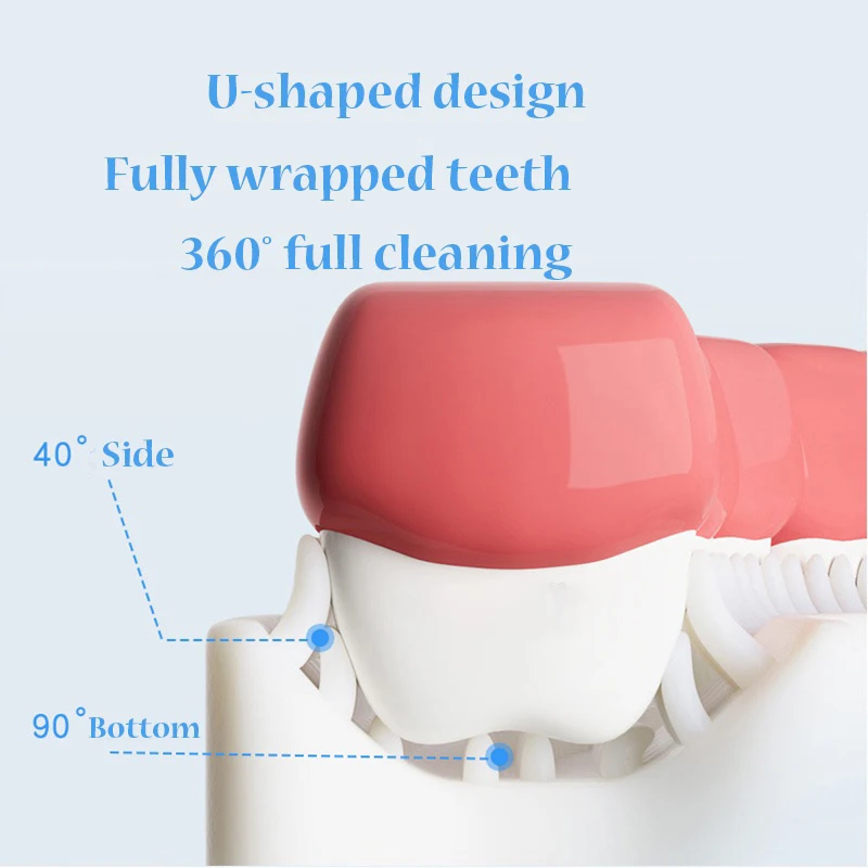 Baby Toothbrush Children 360 Degree U-shaped Child Toothbrush Teethers Soft Silicone Baby Brush Kids Teeth Oral Care Cleaning