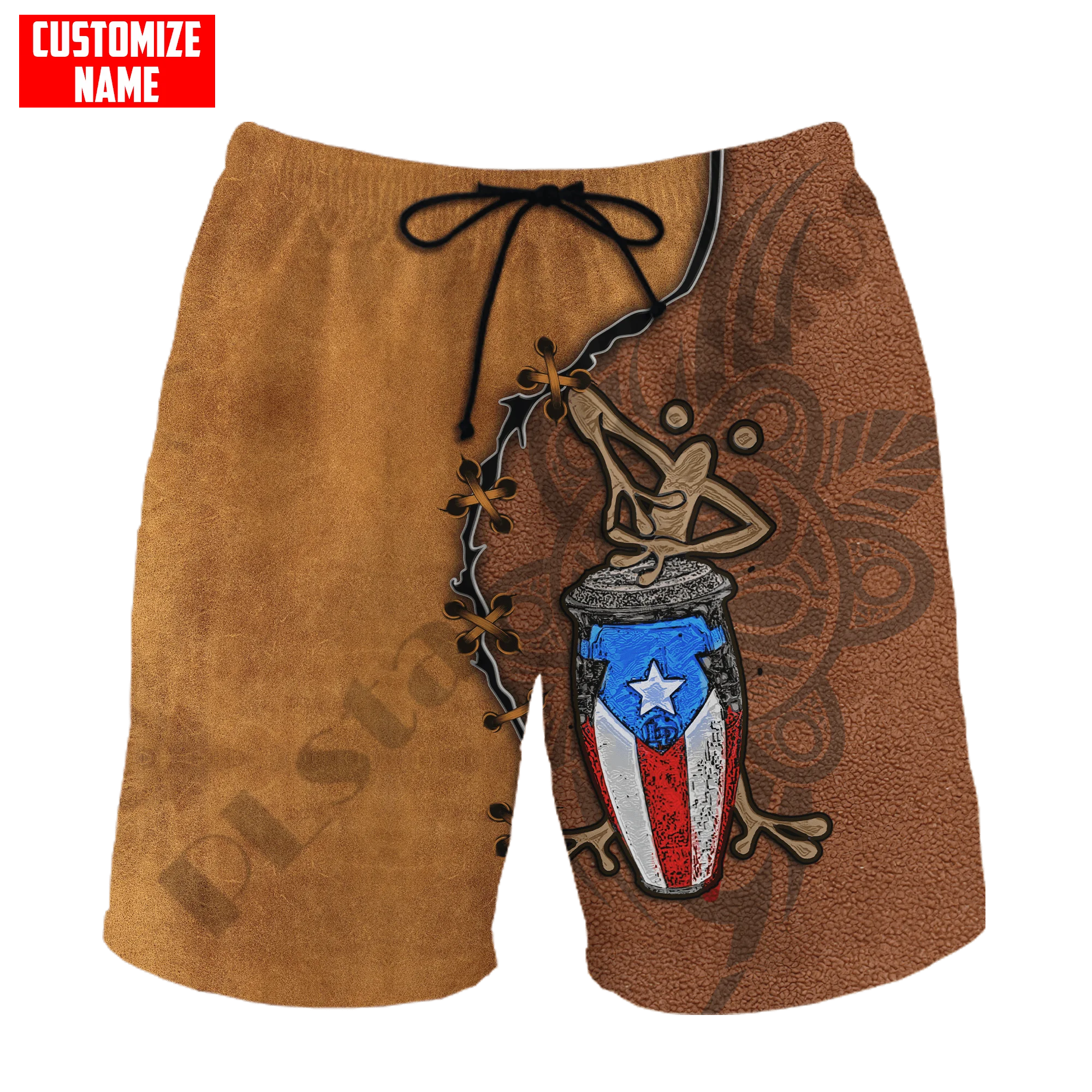 PLstar Cosmos Newest Puerto Rico Country Flag Art Funny Summer Beach Breathable 3DPrint Casual Unique Unisex Shorts Streetwear 1