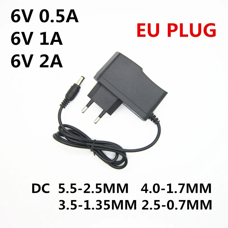 Charger Adapter Power Supply Adapter AC 110-240V to DC 6V 0.5A 1A 2A 3A Universal For Omron Blood Pressure Monitor M2 M3