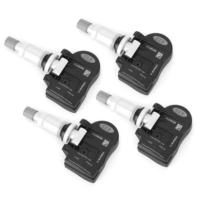 

Tire Pressure Monitoring System Sensor,56029527Aa 4 Pcs for Dodge Tire Pressure Monitoring System Sensor TPMS Sensor 433MHz 6807