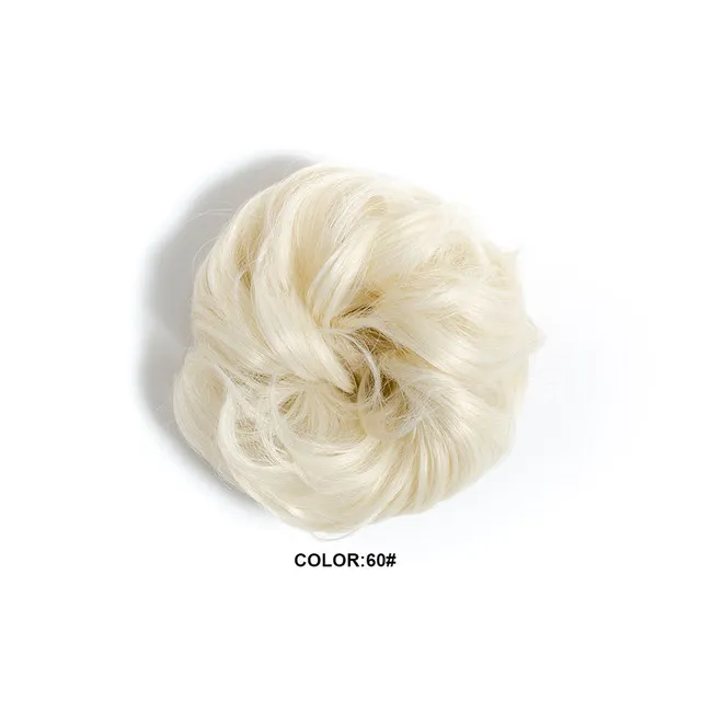 synthetic messi hair scrunchie chignon bun women messy hairpieces accessories false bundle hair