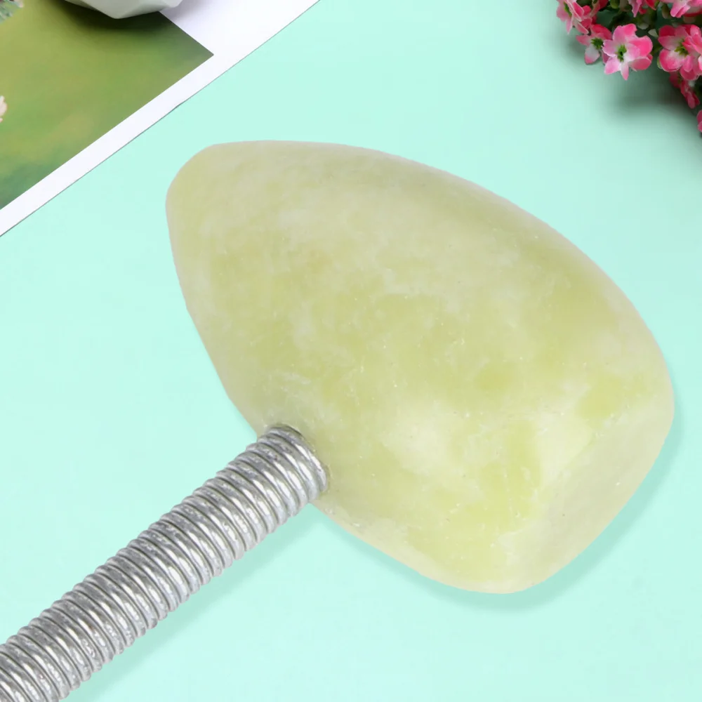 1 шт. натуральный нефритовый массажный Молот перкуссия Меридиан фитнес молот