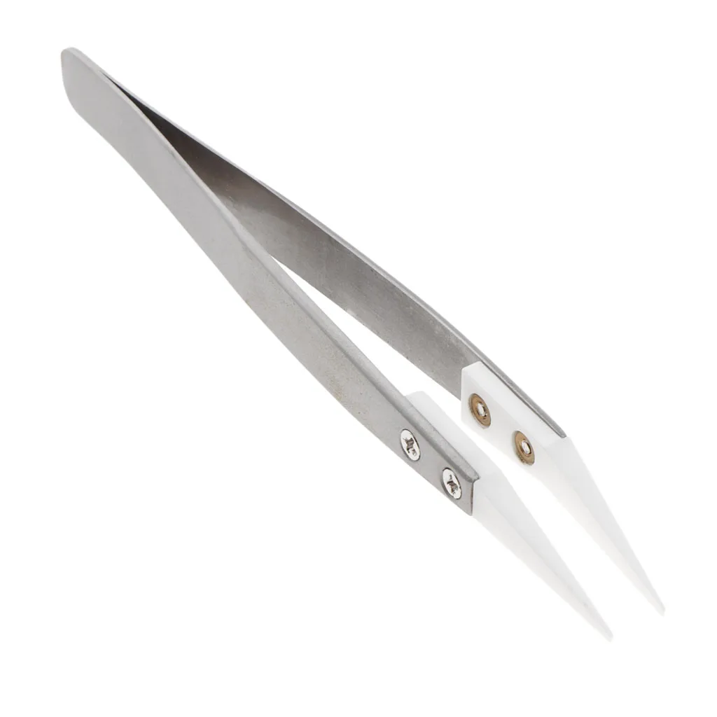 Ceramic Tweezer Precision Ceramic Tips Tweezers for Vaping,Coil Master,Hobbies,DIY Crafts