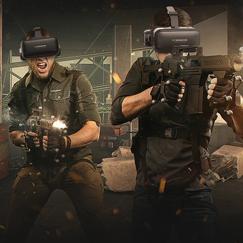 Shinecon 6 0 шлем VR умные 3д Очки виртуальной реальности 3 D 3D очки для iPhone Android смартфон