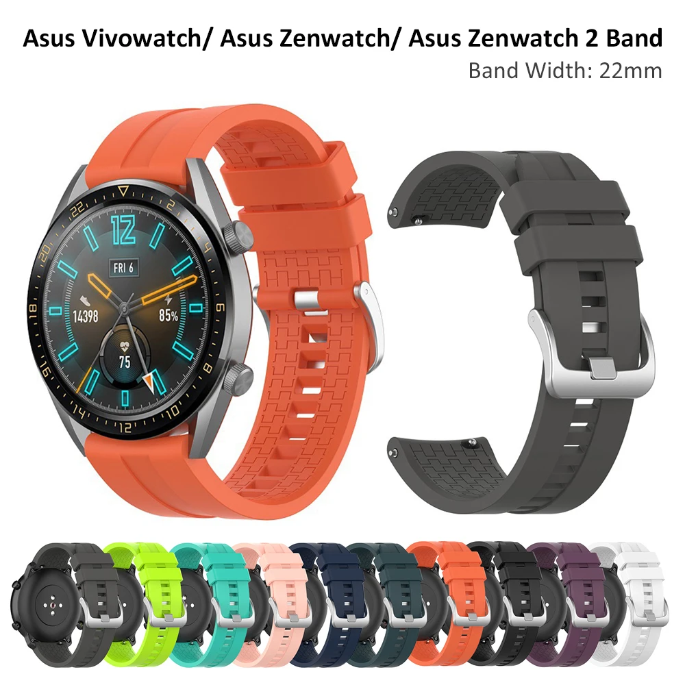Fascia Della Cinghia Per Asus Vivowatch/ Asus Zenwatch/ Asus Zenwatch 2 Cinturini Di Ricambio Per Garmin Vivoactive 4 Della Fascia Di Polso 22 Millime