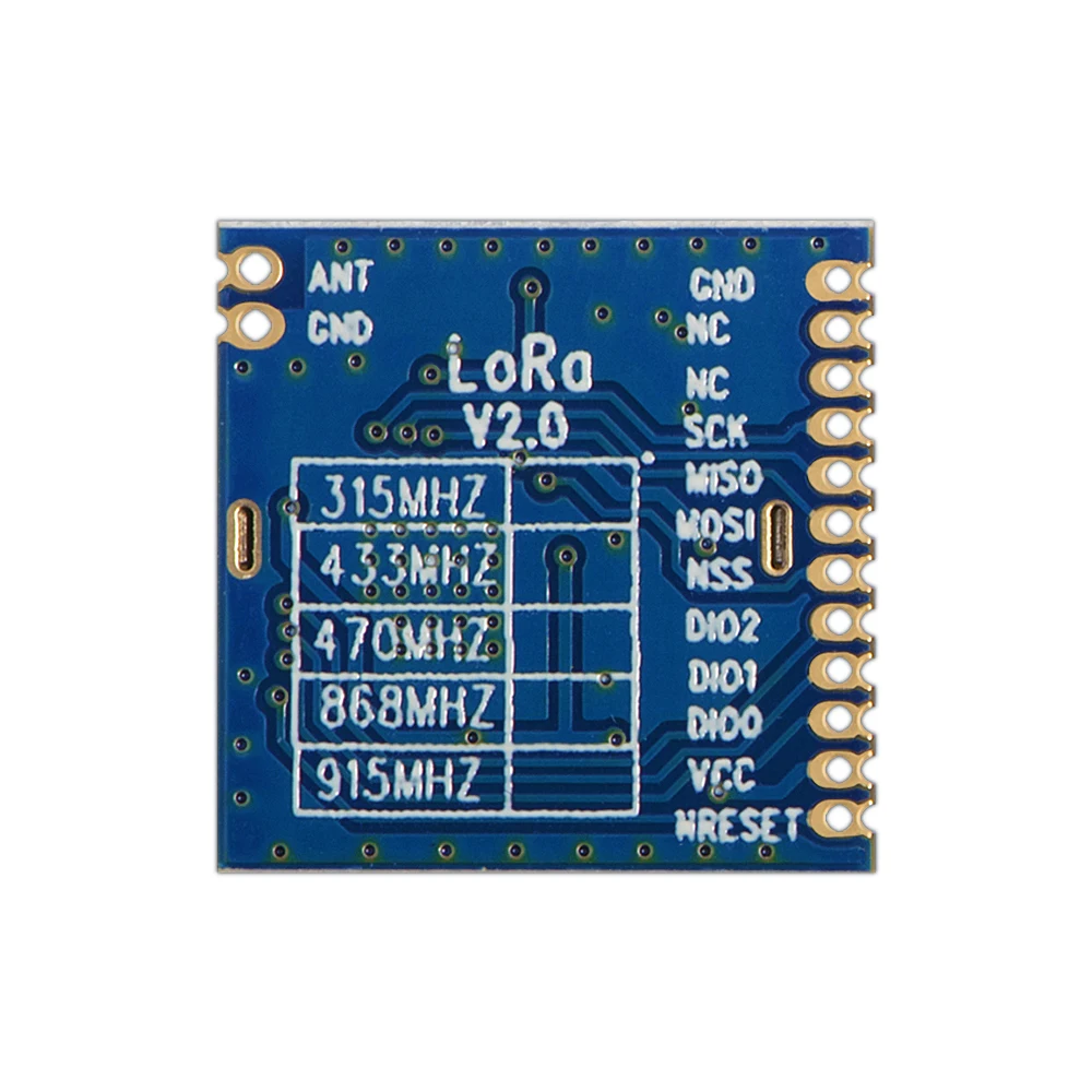 4 шт./лот FCC Сертифицированный 100 мВт SX1276 Lora модуль 915 МГц | 868 км радиочастотный