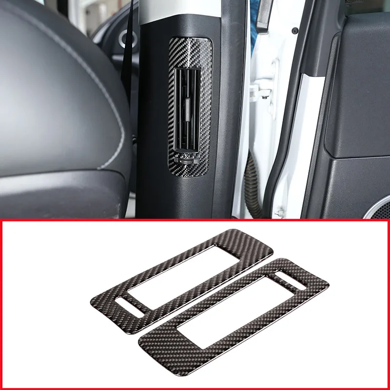 

Carbon Fiber Car B-pillar Air Outlet Frame Trim For Land Rover Discovery Sport 2015 2016 2017 2018 2019 Accessories