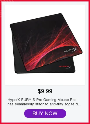 Игровой коврик для мыши HyperX FURY S Pro имеет плавно сшитые противоскользящие края плоской и равномерной поверхности