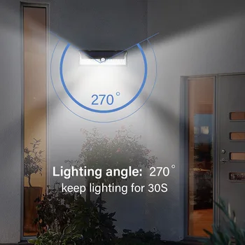 

Outdoor Lighting Solar Motion Sensor Light New Upgrade LED Solar Lamp Waterproof for Garden Decoration Street Security Light