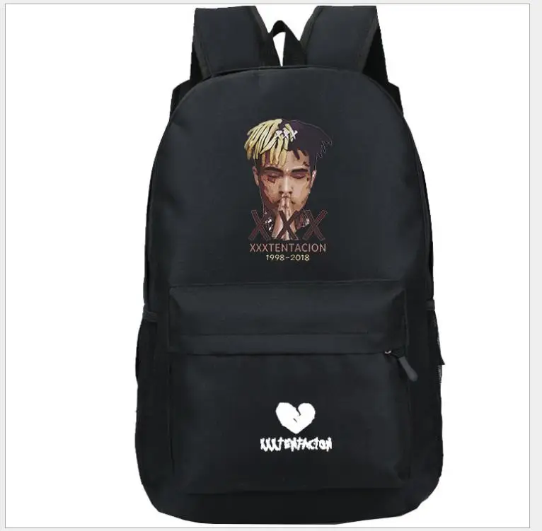 Раппер Xxxtentacion рюкзак модные школьные сумки для подростков мальчиков и девочек