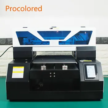 

Procolored Multifunction Mobile Phone Case Printer A4 DTG Led Flatbed UV Printers Machine for Tshirts Cover Glass Wood Printing