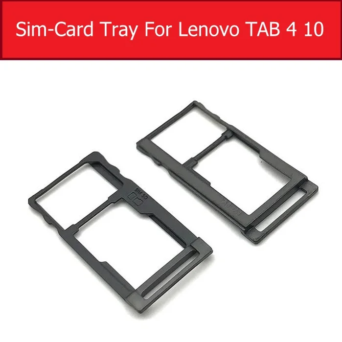 Sim-карты адаптер лотка для lenovo TAB 4 10 TB-X304F TB-X304N TB-X304L Sim держатель для карт слот гибкий плоский ленточный кабель Flex Ремонт Замена