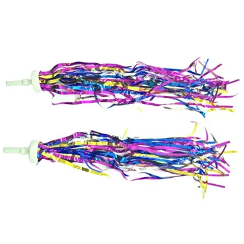 

1 Pair Ribbon Baby Carrier Colorful Children Handle PVC Bicycle Tassel Accessories Kids Scooter Durable Decorative Easy Install