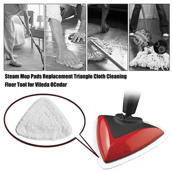 

Steam Mop Pads Replacement Triangle Cloth Cleaning Floor Tool Reusable Cloth Microfiber Replacement Pad For Vileda OCedar