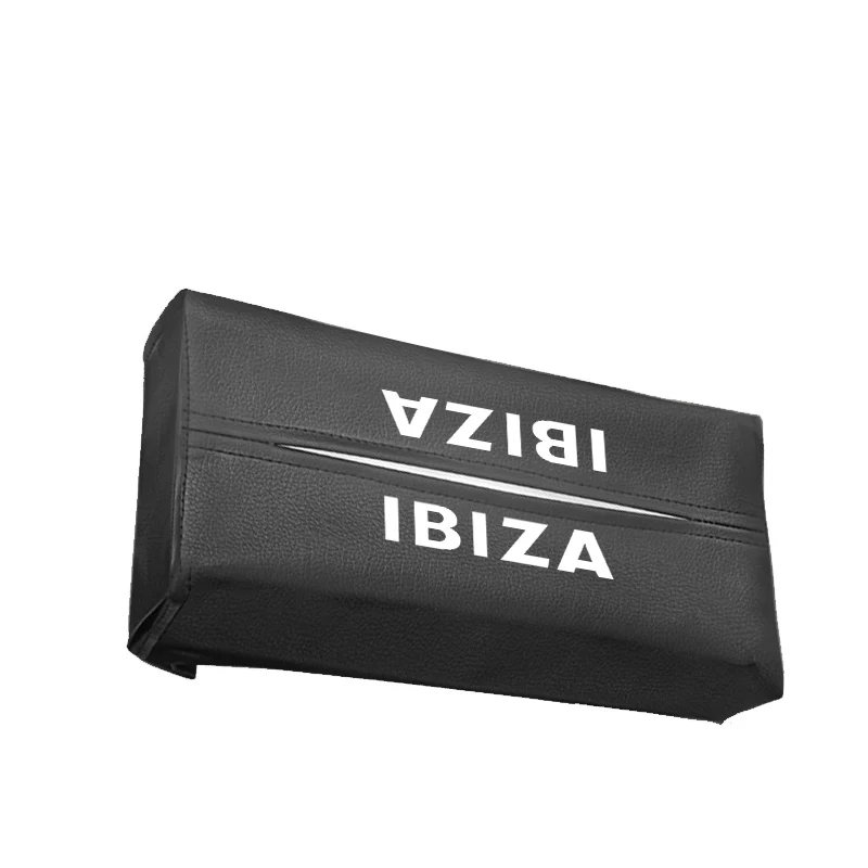 Автомобильный тканевый ящик для сиденья ibiza, автомобильный чехол для салфеток, стильный держатель для салфеток, аксессуары для салона автомобиля