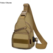 Модная нейлоновая мужская сумка на плечо Большая вместительная Водонепроницаемая уличная сумка-мессенджер с разъемом Usb