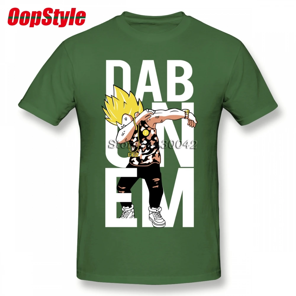 Dragon Ball Z Super Saiyan Vegeta Son Goku Dab футболка для мужчин с коротким рукавом из хлопка
