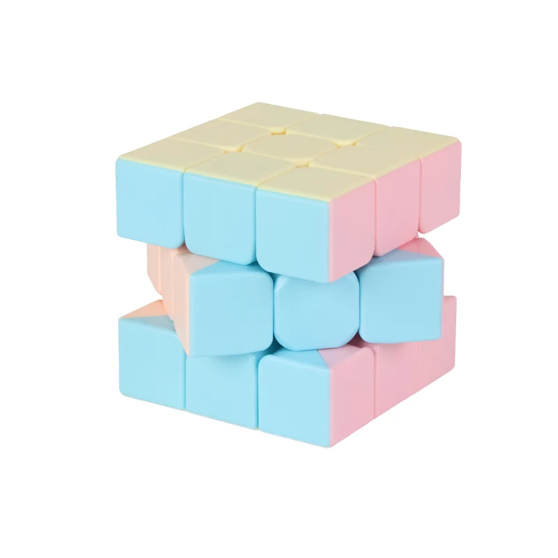 

Macaron Magic Cube Smooth Magnetic 3 4 Order Speed Professional Antistress Cubo Magico Brain Learning Children Toys DD50MF