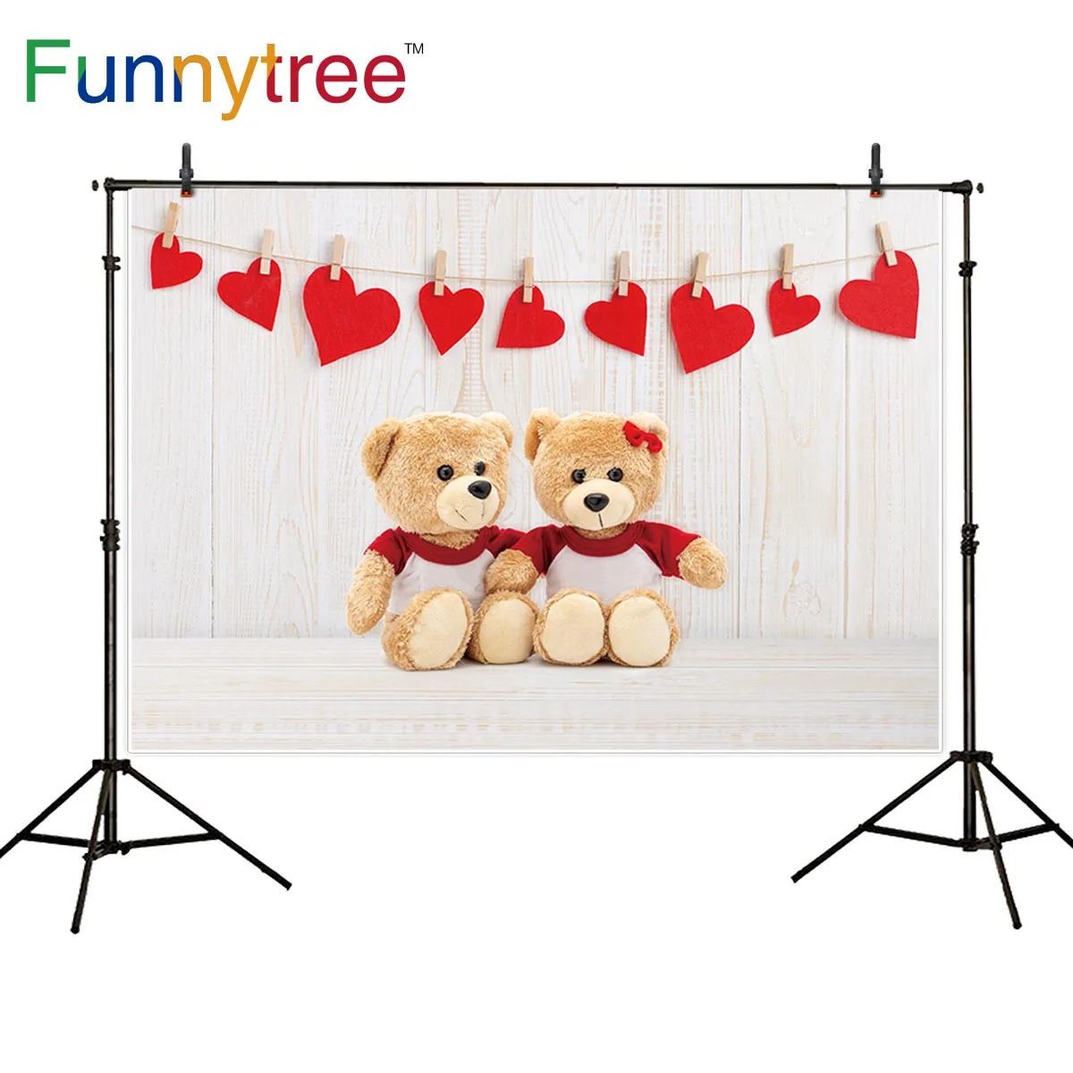 Funnytree Фотография Студия фото День Святого Валентина 14 февраля фон медведь любовь